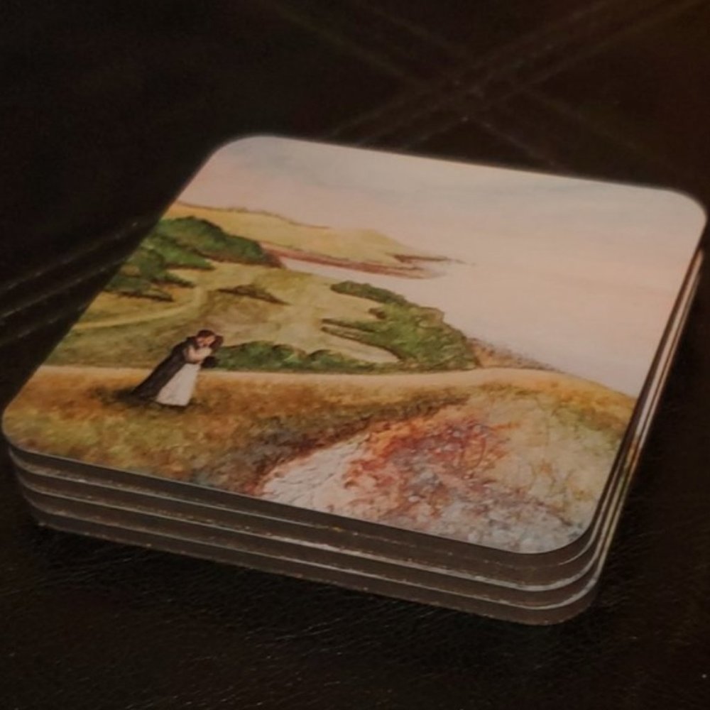 Jane Austen Sanditon Coasters - Season 1 (Sidney & Charlotte on Cliffs)